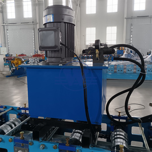 Galvanized <b>Shutter</b> Door Keel Cold Roll Forming Machine <b>Shutter</b> Door Sheet Roll Forming Machine Used for Garage Door Making - Product Image 5