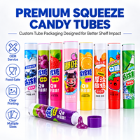 Tubes à vis inclinés en aluminium-plastique de qualité alimentaire, étanches, 12,7-35 mm, impression UV, logo personnalisé, pour dentifrice