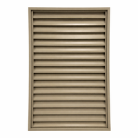 Grille de ventilation murale extérieure en aluminium, résistante aux intempéries, pour l'entrée et la sortie d'air