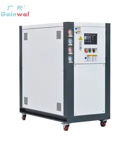 Gainwal 5hp Watergekoelde Chiller Industriële Machine Water Chiller Voor Kunststof Verwerking