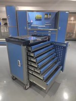 Chariot de réparation automobile en acier inoxydable personnalisable, chariot de vérification, 200 pièces d'outils de mécanicien, OEM pris en charge, design moderne