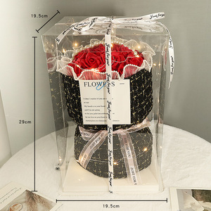 Valentines Day Eternal Rose Bouquet High Grade Soap Flower <b>Gift</b> <b>Box</b> For Teachers Day Mothers Day Wholesale - Product Image 2