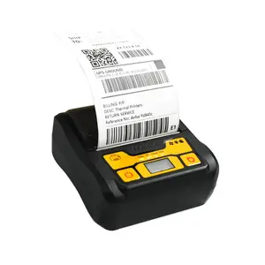 Hochwertige mobile Bluetooth-Pos-Maschine unterstützt mehrere Sprachen Barcode-Etiketten drucker