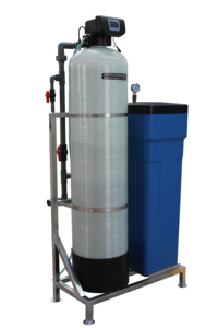 Sistema de regeneración de resina de intercambio iónico montado en plataforma, tanque único de 4000 L/h para ablandar agua y eliminar la dureza. - Product Image 3