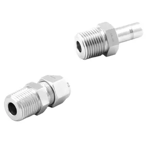 Hikelok Stainless Steel 316 Male Adaptor 1/4 "Tabung Fitting