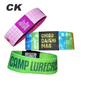 Tùy chỉnh 13.56MHz <span class=keywords><strong>RFID</strong></span> <span class=keywords><strong>NFC</strong></span> đàn hồi dây đeo cổ tay không thấm nước dệt vòng đeo tay nfc213/215/216 kiểm soát truy cập thẻ nhiều màu sắc - Product Image 3