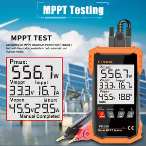 i-POOK PK59H Intelligentes Solarpanel-Testgerät Maximum Power Point Tracker Solar MPPT-Messgerät für Elektroingenieure - Product Image 4