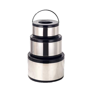 Contenedor de Almuerzo Reutilizable de Metal con Diseño de Pollo, Tapa Hermética de Plástico Libre de BPA, para Uso Familiar y de Oficina, Organizador de Alimentos con Temática de Pollo - Product Image 4