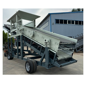 Équipement automatique industriel de séparateur de gravier/pierre, <span class=keywords><strong>machine</strong></span> de tamisage mobile pour les sables fins/désert - Product Image 1