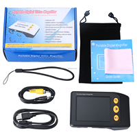 3.5 Inch Portable Digital Video Magnifier with Plastic Construction for Low Vision Reading Aid