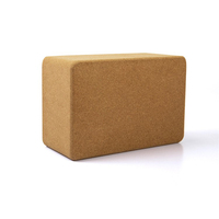Matériel naturel recyclé de haute qualité, haute densité, antidérapant, respectueux de l'environnement, bloc de yoga Pilates 3x6x9 pouces, brique de yoga en liège