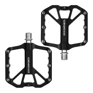 Vente en gros de pédales de vélo personnalisées ultra-légères en aluminium, pointes antidérapantes amovibles, réflecteurs, accessoires pour pédales de vélo de montagne - Product Image 2