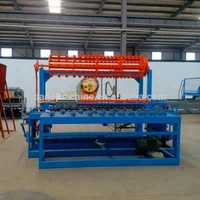 Machine de clôture de champ de ferme entièrement automatique pour cages à bétail de prairie-Machine de fabrication de treillis métallique à haute efficacité