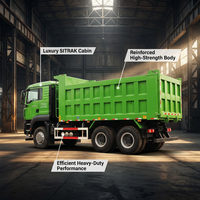 Оптовая продажа: Б/у карьерный самосвал Howo SITRAK Sinotruk, настраиваемый, 6x4, дизельный, тяжелый грузовик с двигателем Weichai, Евро-2, леворульный
