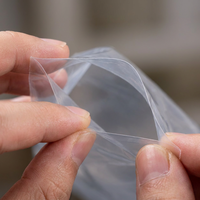 Sac plat à ouverture supérieure avec logo imprimé, recyclable, en LDPE, pour l'emballage de vêtements, de cadeaux, de quincaillerie, de pièces industrielles