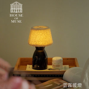 Muse Home Retro Wood Table Lamp Warm <b>Light</b> Bedroom Desk Night <b>Light</b> Decorative Lamp 220V 3C Certified - Product Image 3