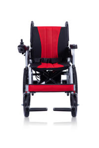 100kg di capacità in acciaio al carbonio forte potere sedia a rotelle 250W X2 motore costo-efficace motorizzato di riabilitazione pieghevole piombo - Product Image 4