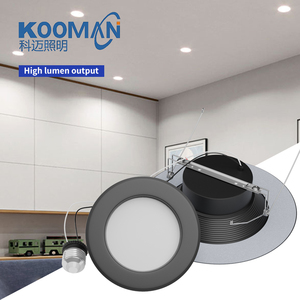 4 inch 6 inch <span class=keywords><strong>LED</strong></span> có thể đèn trang bị thêm lõm Downlight thay đổi độ sáng có thể lựa chọn 5cct siêu mỏng cấu hình thấp Wafer Đen Downlight - Product Image 3
