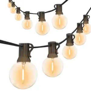 Star Fariy String Lights 1w 3w Bulbs G40 Outdoor String Light Waterproof Hanging Lamp For Festival Christmas Lighting