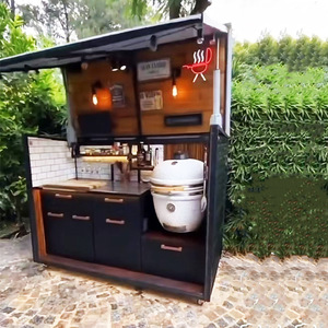 Mini Cocina Prefabricada Pequeña para Casa, Camping, Barbacoa, Bar, Cocina Plegable Integrada Completa - Product Image 3