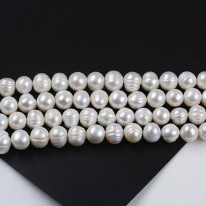 Promotion à durée limitée : Perles d'eau douce naturelles de 10-11 mm, perles brutes semi-finies pour la fabrication de bijoux en DIY, vente en gros - Product Image 4