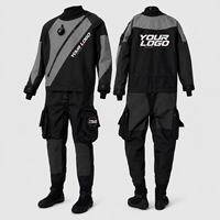 Drysuit Selam Trilaminat Pria dan Wanita untuk Scuba Diving, Drysuit yang Dibuat Sesuai Ukuran