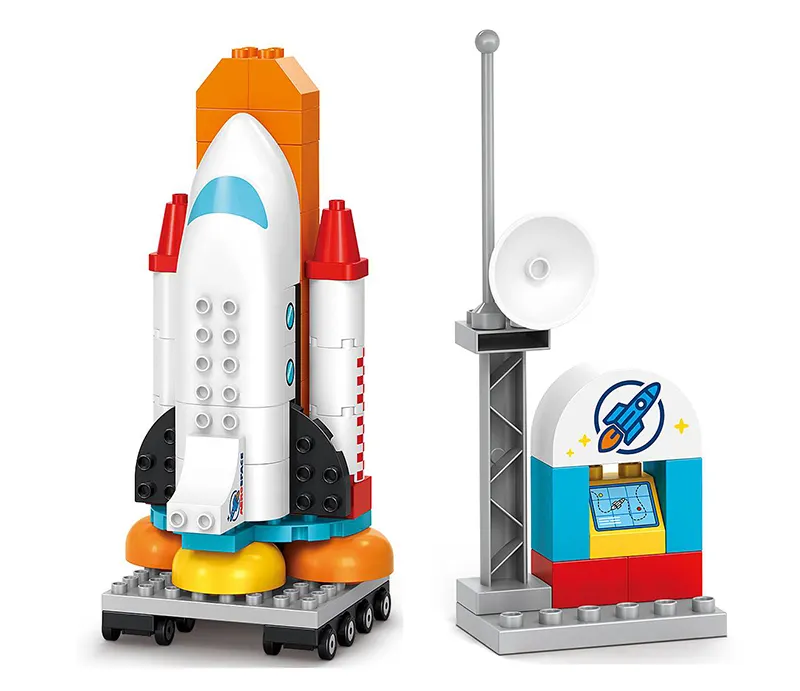 教育玩具キッズビルディングブロック建設玩具宇宙玩具ビルディングブロックスペースシャトルDIYレンガセット