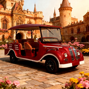 Véhicule de tourisme commercial électrique à quatre roues, 6 places, de haute qualité, style vintage classique, en vente - Meilleures ventes - Product Image 1