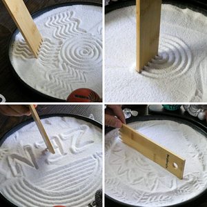 Kit de jardín de Buda Zen japonés al por mayor, herramienta de bonsái para decoración interior del hogar con macetas y jardineras, Kit de meditación - Product Image 4