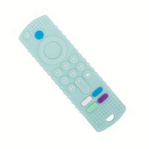 Silicone Baby Teething Toy Anti-Hand Chewing <b>TV</b> Remote Control Shape Chewable 0-24 Months - Product Image 4