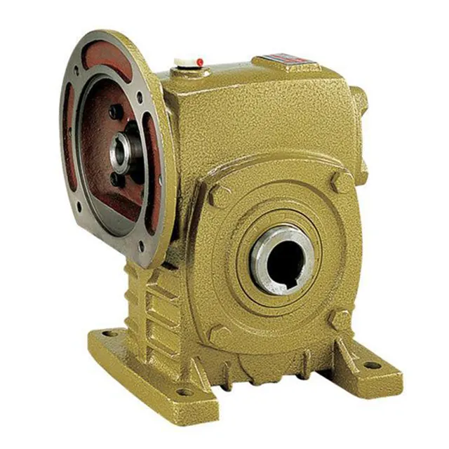 WPA series single worm gear box 3/8 to 1/4 reducer transmission gearbox 1:50 ratio speed reducer a234 wpb reducer gear box CN