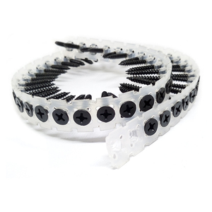 # Vis collées pour cloisons sèches et bois, qualité industrielle, non toxiques, 61-5/8 pouces, 1000 unités, noires - Product Image 4