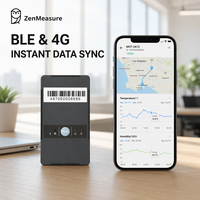 Registrador de Datos de Temperatura y Humedad ZenMeasure 4G LTE WiFi con Clasificación IP67 y Resolución de 0.1°C para Logística de Entrega de Alimentos OEM/ODM