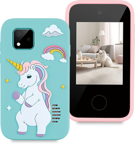 Étui de protection en silicone pour smartphones <span class=keywords><strong>d</strong></span>'enfants, photos, vidéos, jouets éducatifs, téléphones multifonctionnels mignons <span class=keywords><strong>à</strong></span> motifs de dessins animés - Product Image 1