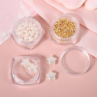 Pots ronds en plastique PS transparents de 3g, petits et vides, les plus vendus, pour crème contour des yeux et gommage pour les lèvres, avec couvercles à vis, impression sérigraphique couleur personnalisée