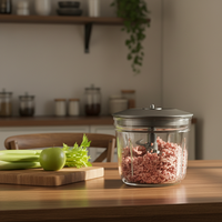 Hachoir à viande électrique 5 en 1 et robot culinaire, moulin à poivre, déshydrateur de salade, éplucheur de raisins, pompe à vide pour la maison et les restaurants