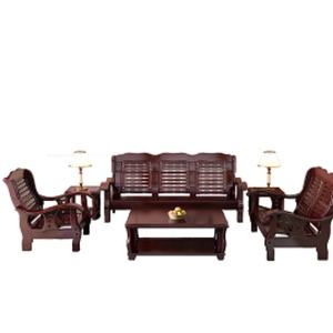 Sofá de Madera de Diseño Moderno para Sala de Estar, Muebles de Madera Antiguos - Product Image 2