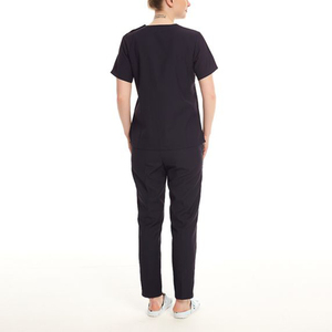 Conjuntos de Uniformes Médicos Elegantes para Mujer, Uniformes de Enfermera para Hospital, Blusas Médicas Elásticas de Manga Corta, Conjuntos de Uniformes Médicos Deportivos para Mujer - Product Image 5