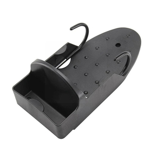Support mural portable noir et blanc pour planche à repasser, idéal pour hôtels et usage domestique – Rangement pratique pour la maison - Product Image 6