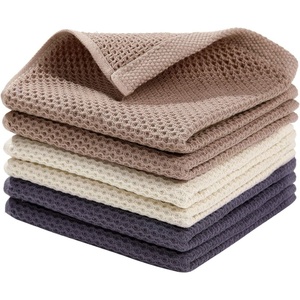 Serviettes gaufrées super absorbantes de haute qualité, chiffon de nettoyage réutilisable, serviette de cuisine - Product Image 1