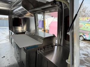 Gerobak Makanan Bentuk Bulat Kustom dari Baja Anti Karat, Gerobak Kopi, Gerobak Jajanan untuk Bisnis Makanan Jalanan, Trailer Truk Makanan - Product Image 6