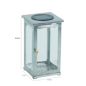 Linterna de vela de <span class=keywords><strong>cementerio</strong></span> solar de acero inoxidable de plata personalizada europea - Product Image 4