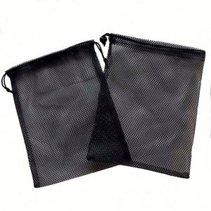 Small Mesh Drawstring Breathable Nylon Storage Bags Travel Toys Portable W/<b>Toggle</b> Closure for Gym Camping Custom Logo - Product Image 2