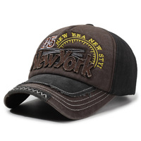 Gorra de béisbol retro de 6 paneles con letras, de algodón, ajustable, unisex, estilo hip hop, para primavera y verano, streetwear, venta al por mayor, con acabado lavado y detalles metálicos.