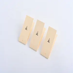 Vrified suppliers recycled luxury swing tags custom logo printing clothing kraft tag free design paper hang tags