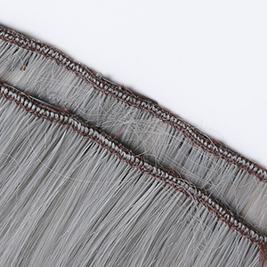 Bạc <span class=keywords><strong>grey</strong></span> <span class=keywords><strong>Granny</strong></span> Xám thẳng phần mở rộng tóc 20 "125 gam chịu nhiệt sợi tổng hợp tóc <span class=keywords><strong>clip</strong></span> trong phần mở rộng tóc - Product Image 2
