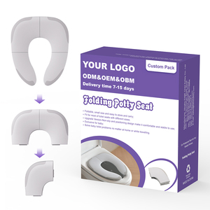 Нескользящее складное дорожное сиденье-горшок для малышей на присосках - Product Image 1