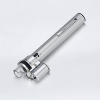 High Magnification Mini Magnifying Glass with LED Magnifier for Jewelry Identification 100X Pen Type Pocket Microscope