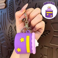 Porte-clés surprise d'Halloween en silicone, jouet anti-stress à presser, pendentif chapeau magique, cadeau
