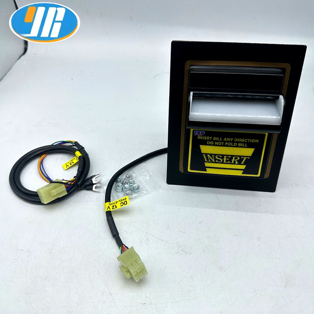 Top TB74 12V/Pulse 20~1,000 4-Way Coin Pusher Mexico Peso Bill Acceptor Validator for Coin Operated Amusement Game Machines"